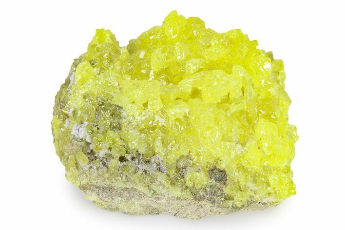 Bright-Yellow Sulfur Crystals - Bolivia #322538